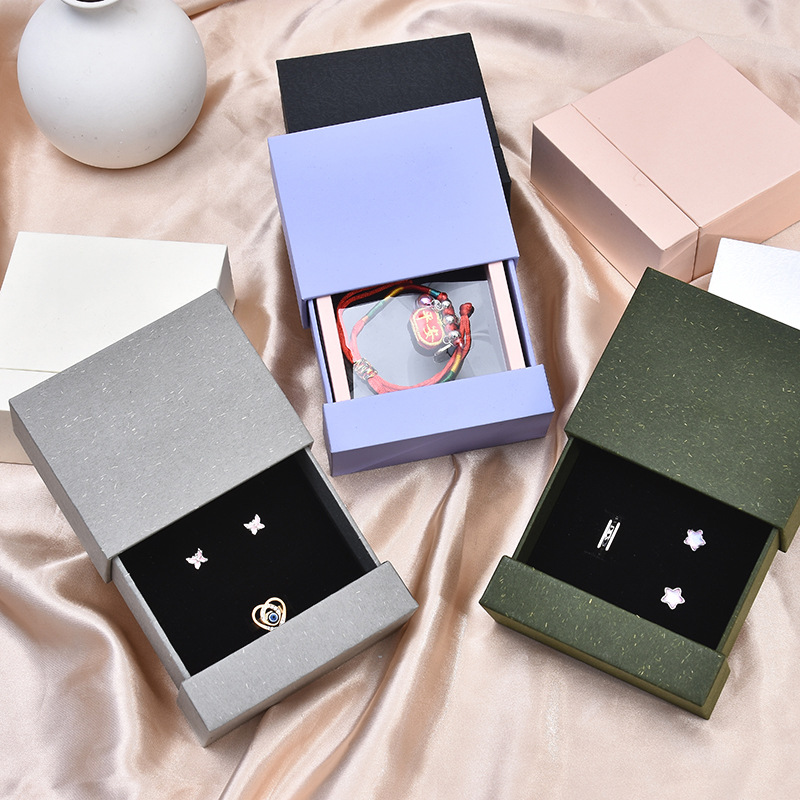 Ready-Made Drawer Box, Suspended Box, Jewelry Storage Box, High-End Earrings, Ring Box, High-End Jewelry Box Wholesale