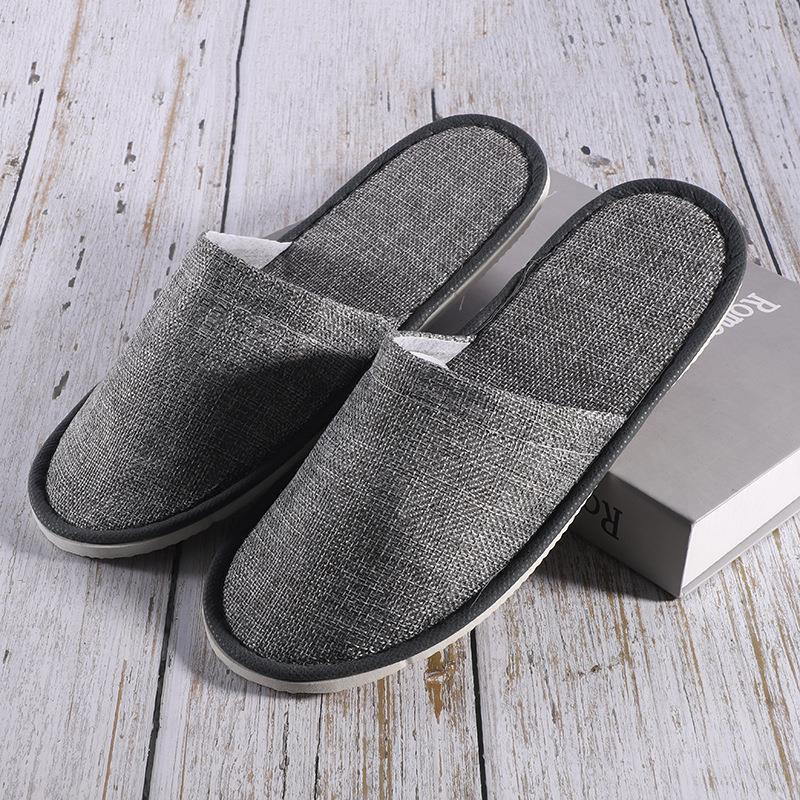 Picture of Hotel Slippers, Guesthouse and B&B Disposable Cotton Slippers, Winter Travel Home Hospitality, Thickeneded Non-Slip Logo Wholesale