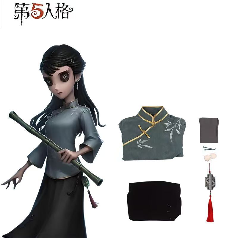 The fifth personality cos clothing antique dealer cosplay women cos national style cheongsam animation daily women c clothing