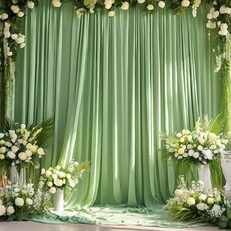 Picture of Cross-border platform for Amazon AliExpress TEMU hot wedding elastic cloth wear rod wedding scene cloth curtain