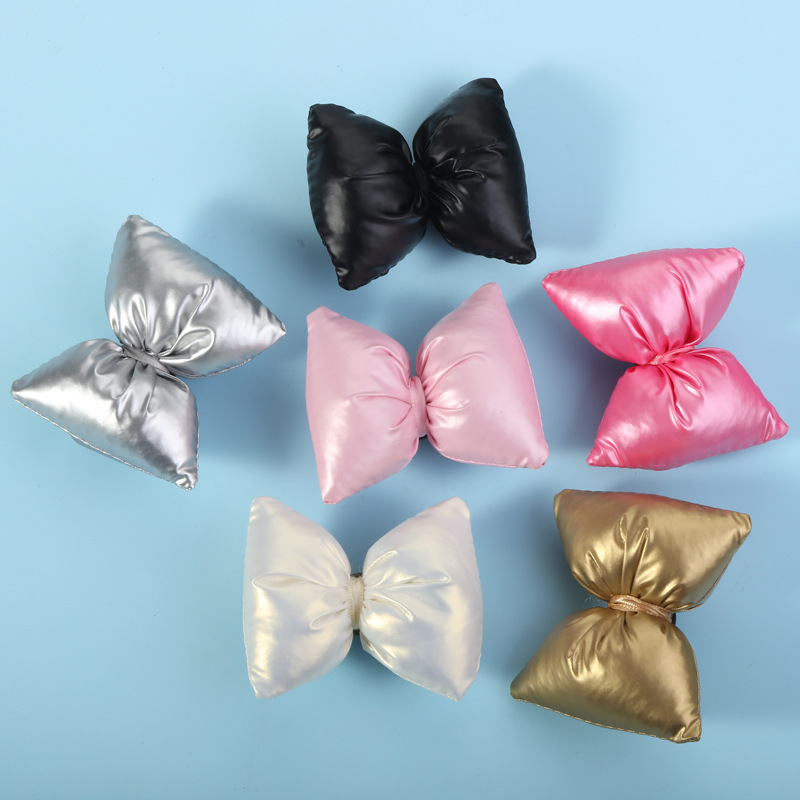 New Korean version imitation leather PU plug cotton bow bubble hole shoes shoes flower shoe buckle accessories accessories accessories decoration