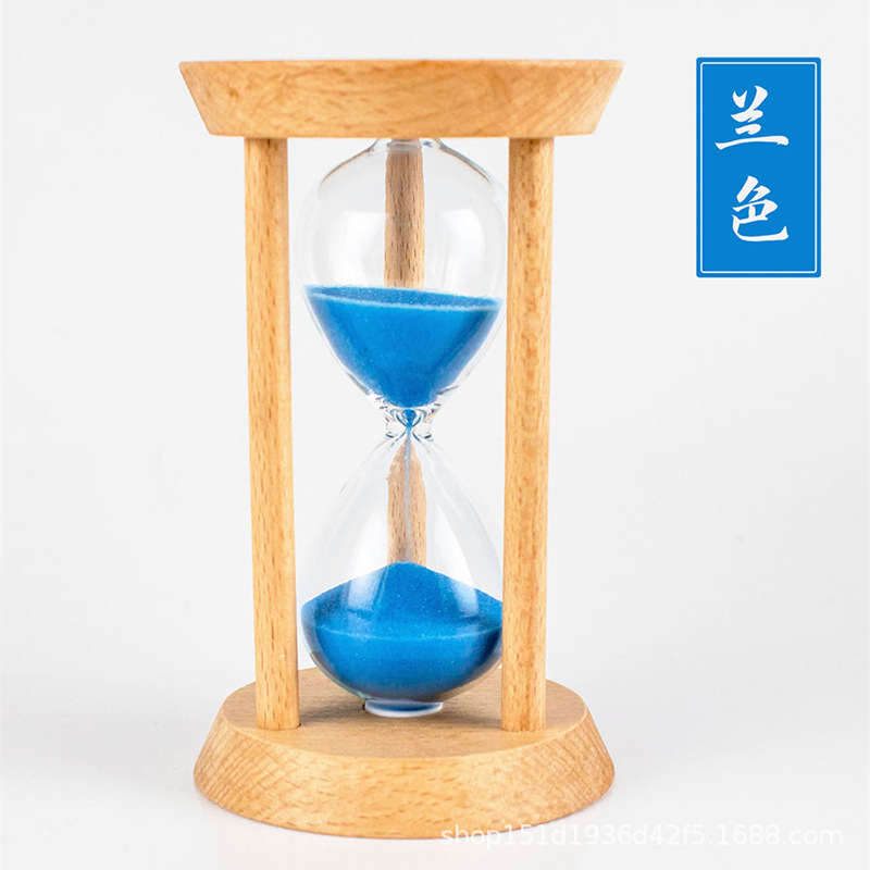 Picture of Log time hourglass timer 5/1015/20/30 minutes half hour time quicksand funnel ornaments wholesale
