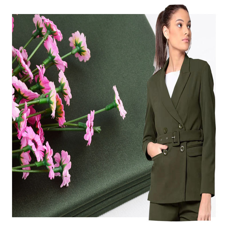 Cvc Cotton Polyester Satin C60% T40% 267Gsm Autum Workwear Workwear Casual Clothing Fabric