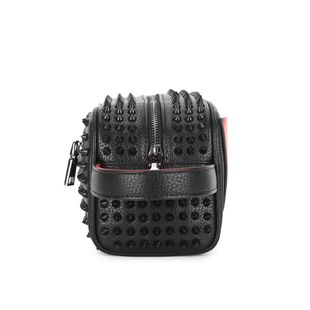 Picture of New style foreign trade punk style rivet bag European and American style fashion color matching hand bag large capacity storage dinner bag