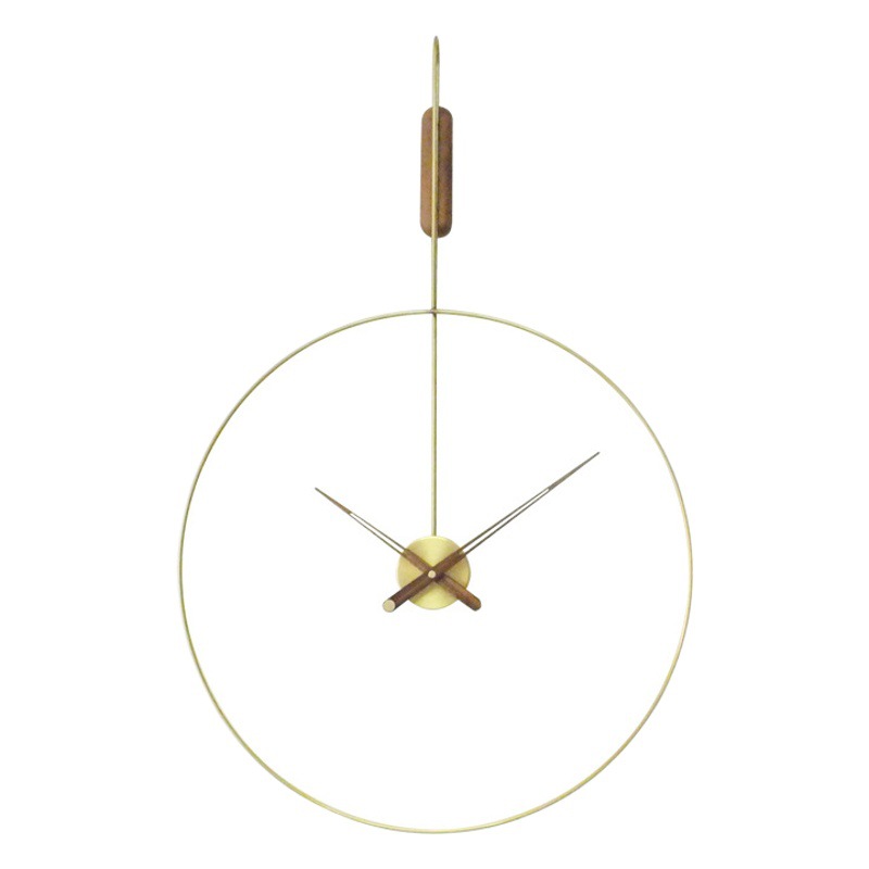 Nordic Modern Minimalist Spanish Wall Clock Living Room Dining Room TV Background Wall Internet Celebrity Personalized Mute Art Clock