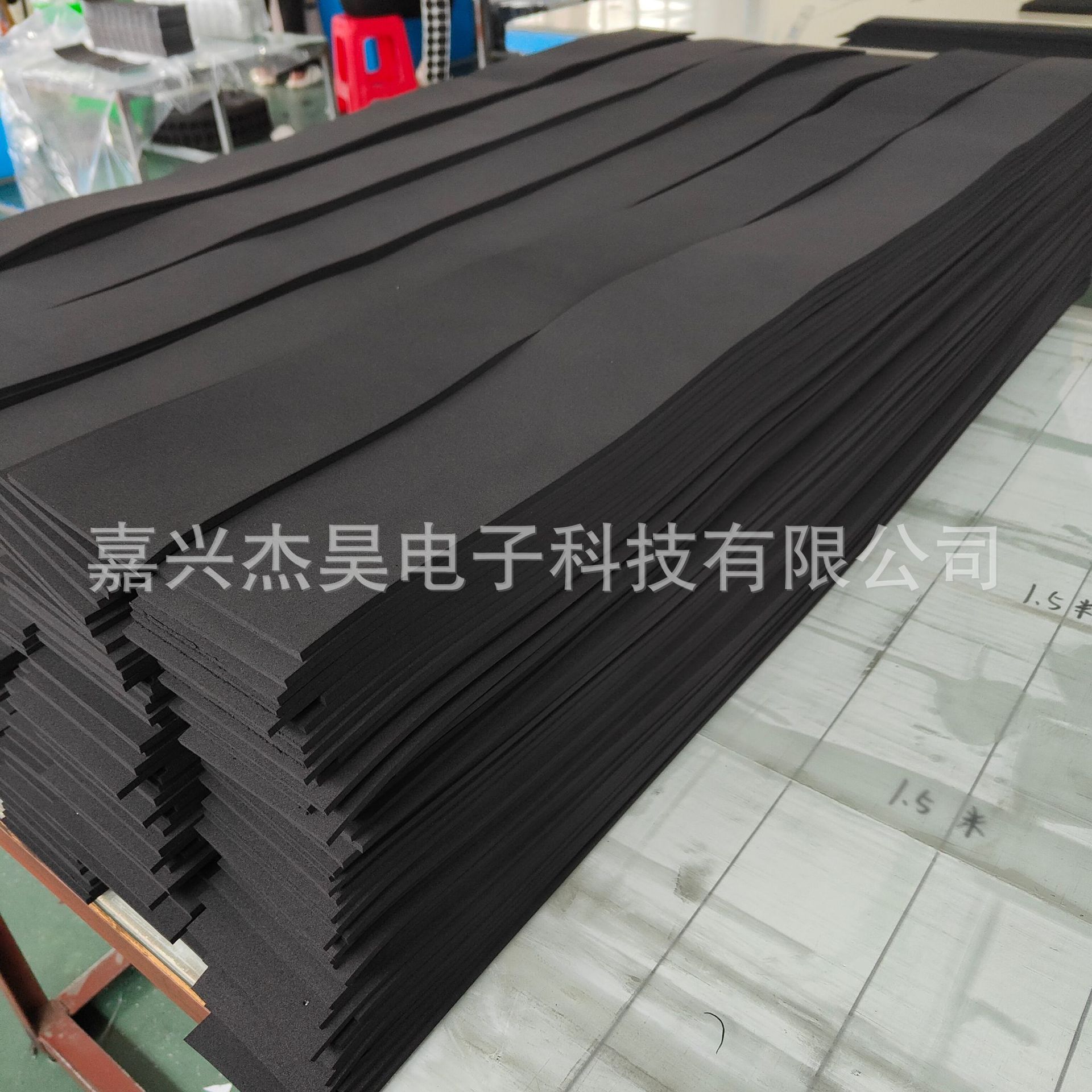 Jiaxing Manufacturer Produces Epdm Flame Retardant Insulation Cotton Polyurethane Epdm Foam Cotton High Temperature Resistant Sealed Epdm Cotton Pad