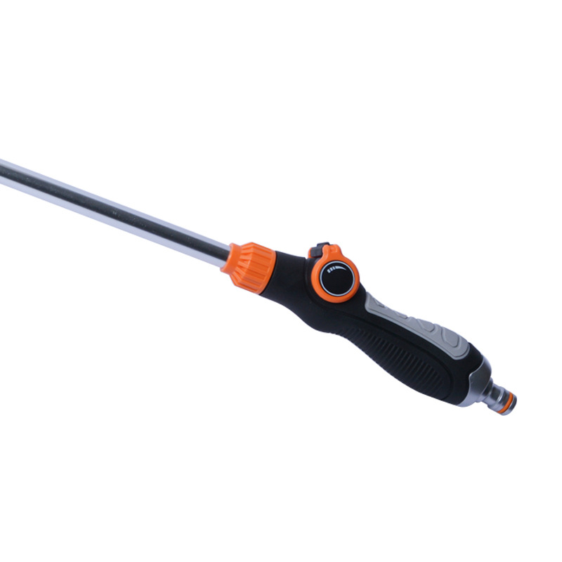Picture of Wholesale 8 function garden shower water gun watering vegetables thumb push garden long rod multifunctional watering nozzle