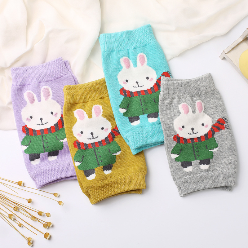 Spring and summer cotton air conditioning warm leg guards early education center knee pads socks children cycling sports protection baby crawling