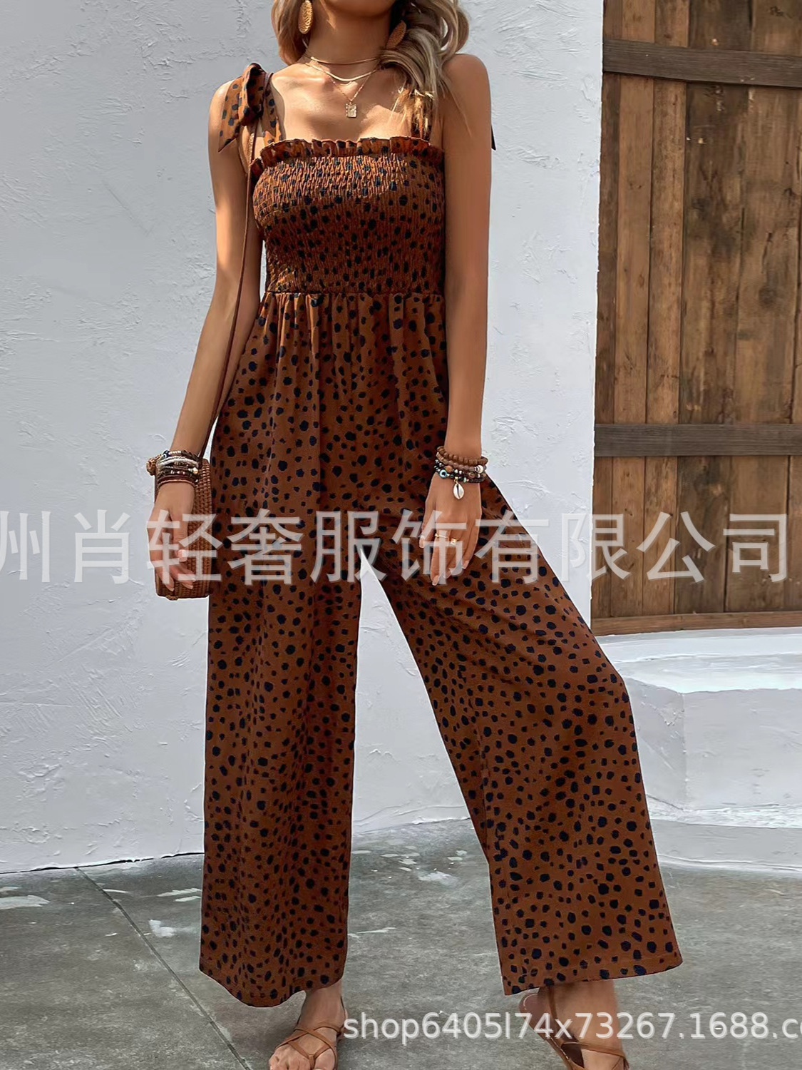 European and American Cross-border Women's New Fashion Sexy Vest Top Pants
