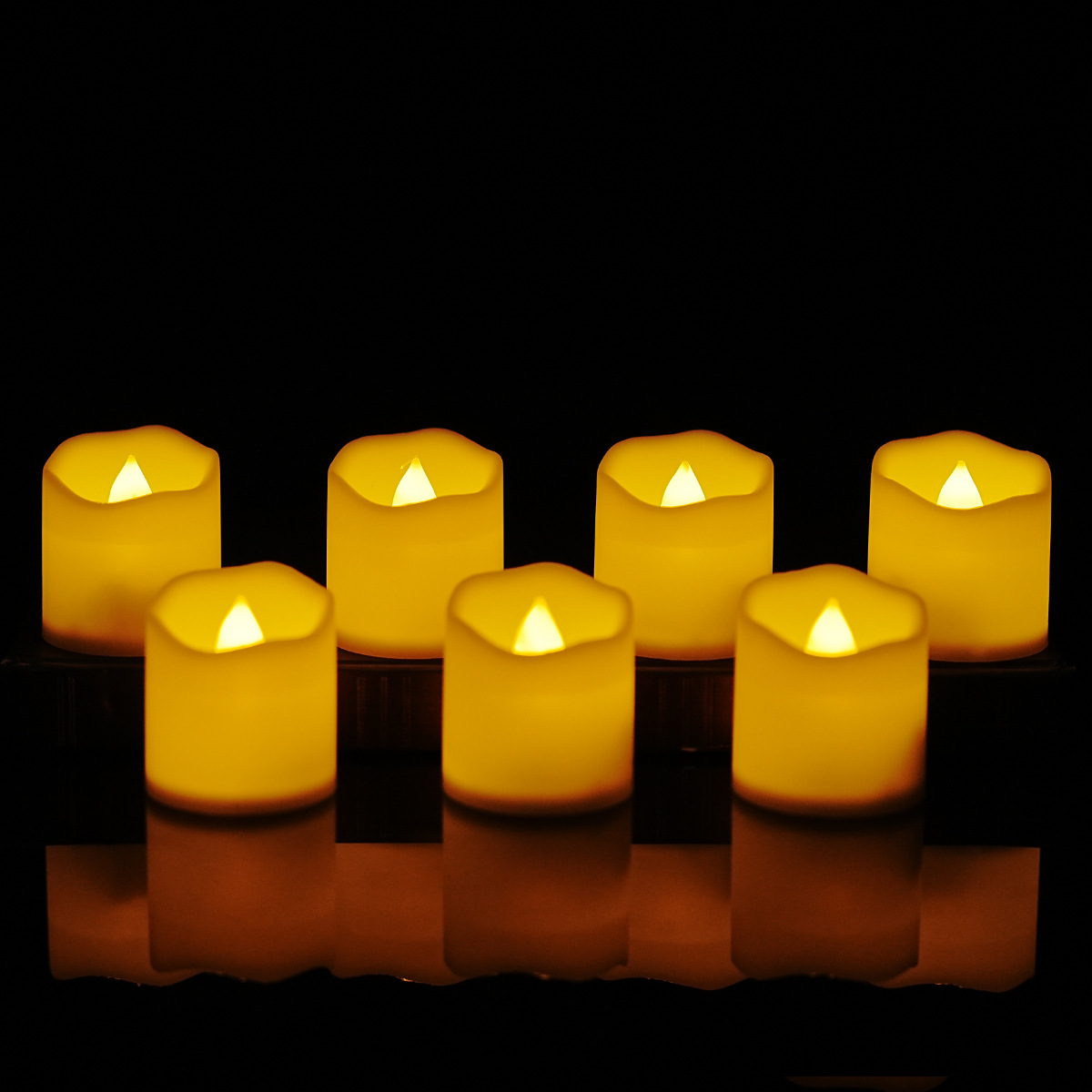 Picture of Cross-border electronic candle light Christmas small candle mini LED simulation tea wax party proposal atmosphere light birthday wax