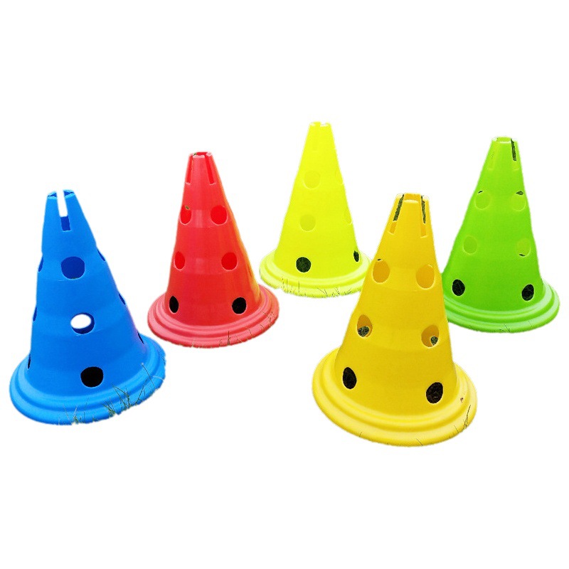 Factory Wholesale Maca 30cm with Hole Logo Bucket 12inch Football Training Obstacle Cone Roadblock Cross-Border Football