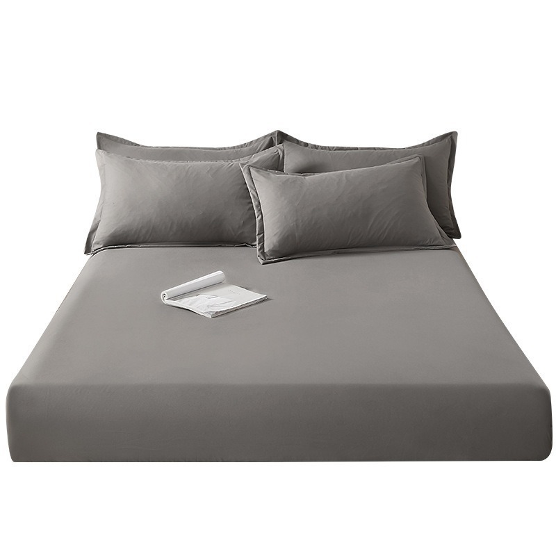 Picture of Cotton Mattress Cover Non-Slip Fixed Bed Cover Single-Piece Bed Sheet Bedspread Simmons Protective Cover Height Mattress Cover