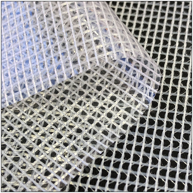 Storage box PVC clip mesh cloth 9*9 clip mesh cloth 300D waterproof and dustproof transparent PVC composite clip mesh cloth
