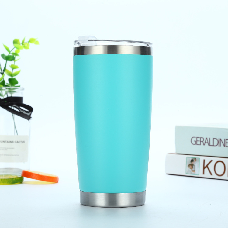 Cross-border foreign trade 20oz ice cup 304 stainless steel car cup vacuum double-layer portable heat preservation cold cup wholesale