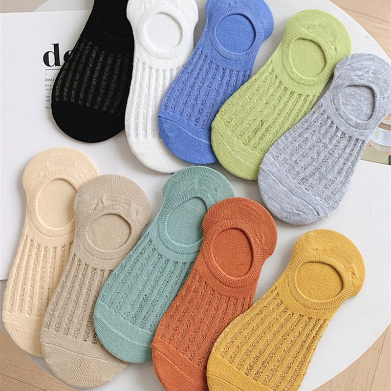 Boat Socks for Women Summer Non-Falling Summer Socks Women's Socks Summer Shallow Invisible Socks Girls Street Stall Wholesale Women's Socks