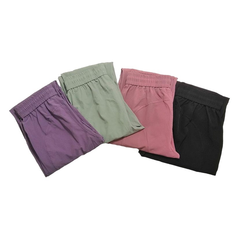 Cross-border loose casual trousers women's thin drawstring slimming running fitness pants thin ankle-tied pants yoga training