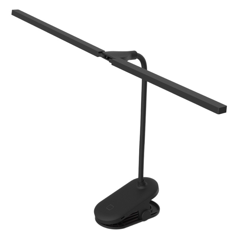 Double-Headed Desk Lamp Led Foldableing Desk Lamp Eye Protection Learning Kidsren's College Dormitory Plug-In Bedroom Bedside Lamp Night Light