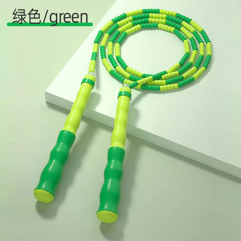 Picture of New Children's Bamboo Skipping Rope Wholesale Primary School Students Kindergarten Special Adjustable Skipping Rope Beginners Signature Skipping Rope