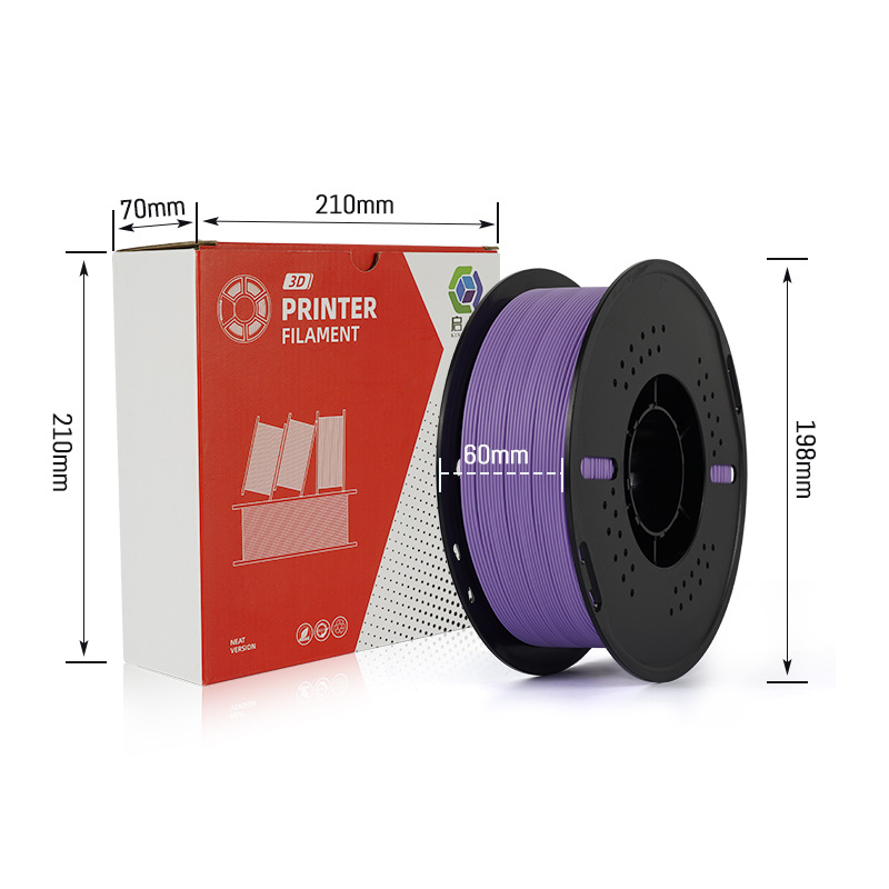 Picture of Can 3D print matte PLA consumables monochrome lines FDM high quality 1kg 1.75mm environmental protection consumables