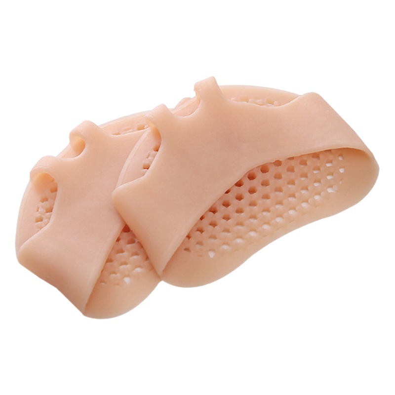 Silicone Forefoot Pad Anti-Pain Insole Women's Foot Protection Anti-Slip Honeycomb Half Size Forefoot Pad High Heels Anti-Wear Foot Pad