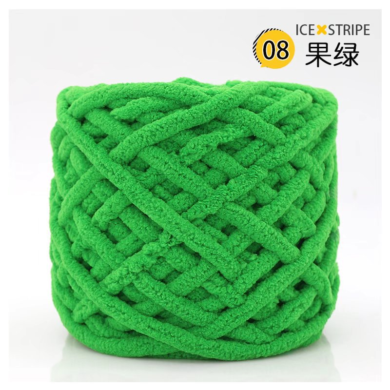 Picture of Ice Strip Thread Single Strand Thick Stick Needle Thread Knitting Blanket Slipper Thread Scarf Hat Scarf Thread Manufacturer Wholesale Worsted