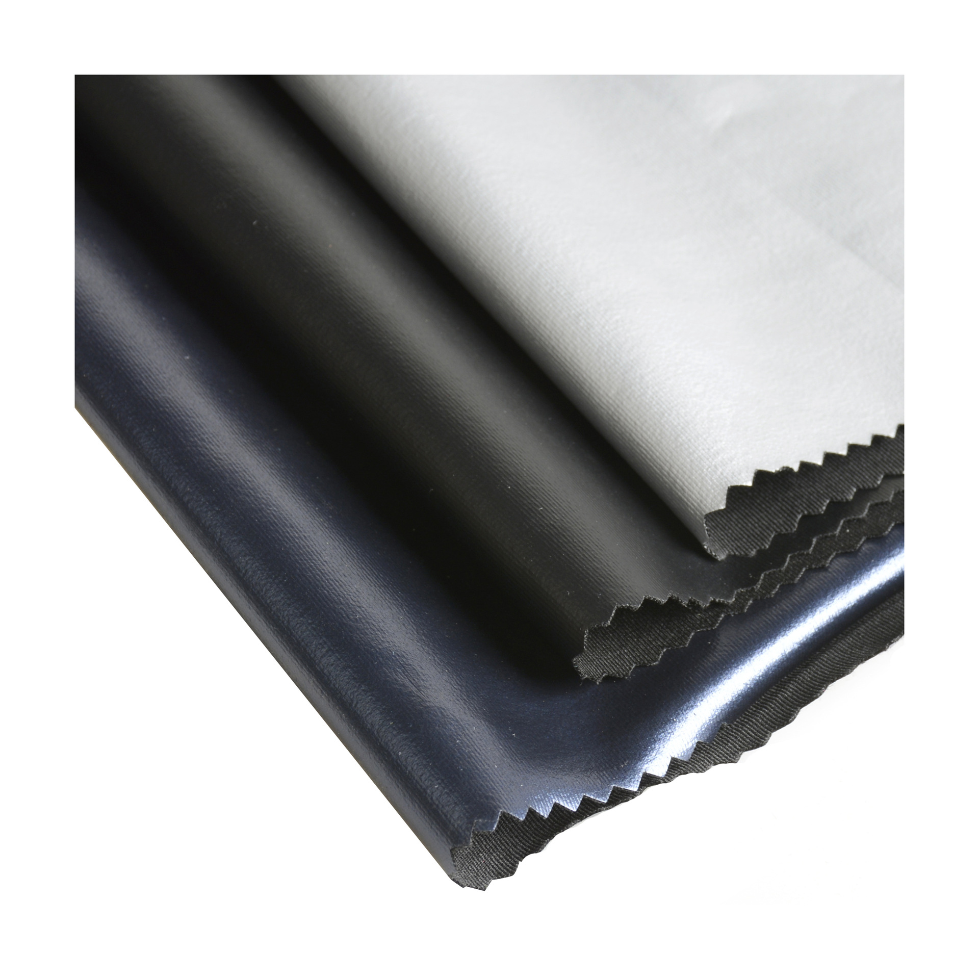 Picture of Silver film stretch sports fabric release paper waterproof composite fabric blue transfer coating sweat clothing fabric