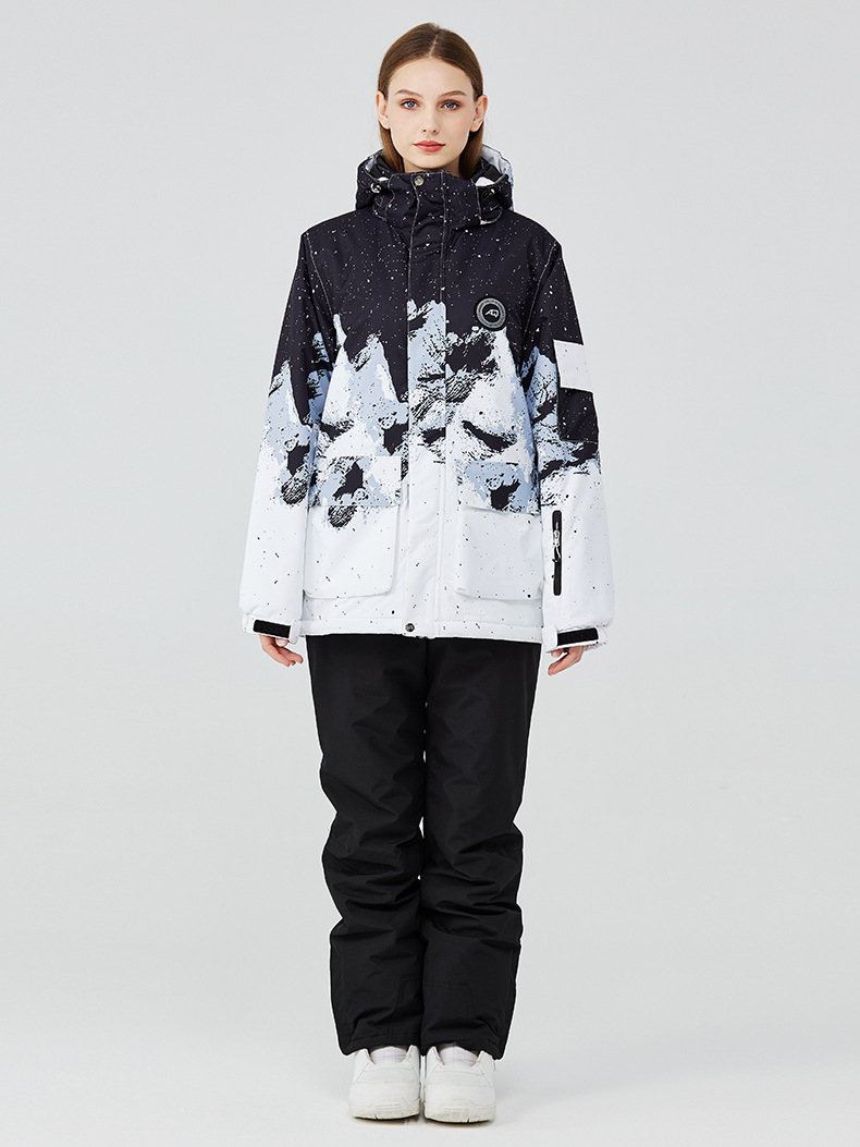 Women's Ski Suit Men's suit Winter Outdoor Ski Suit Snowboard Double Ski Suit suit New