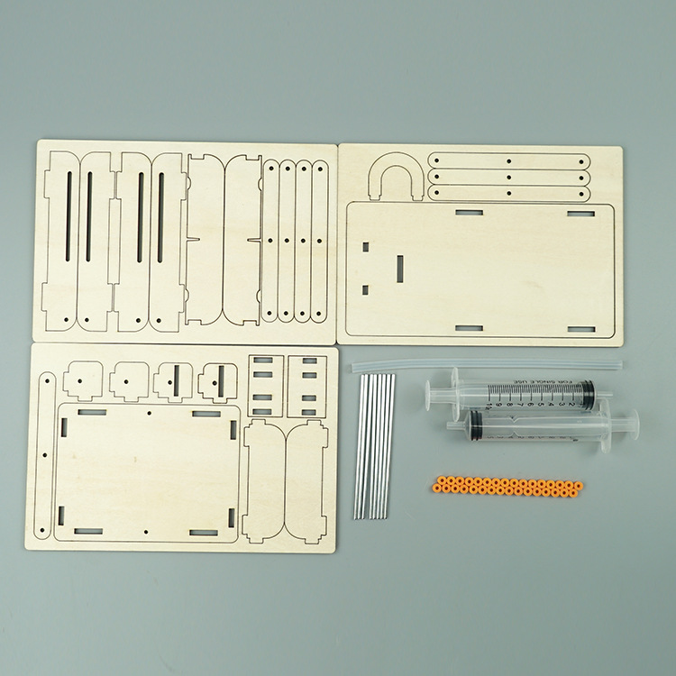 Picture of diy hydraulic lifting platform primary and secondary school experimental invention steam technology small production scientific experiment model toy