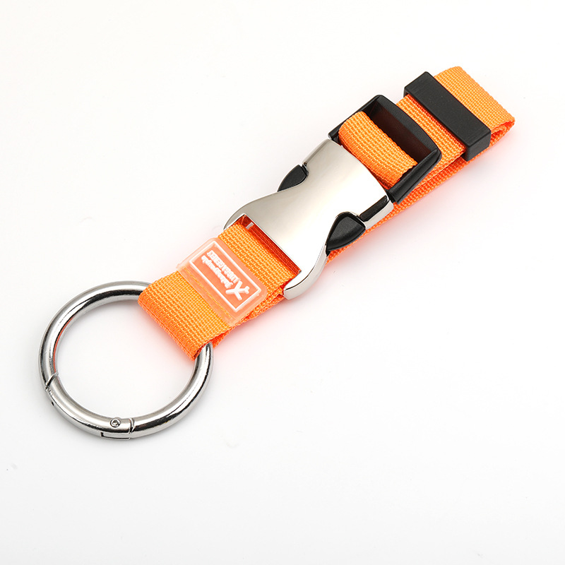 Picture of Luggage Hanging Buckle Safety Fixing Strap Backpack External Hanging Strap Packing Strap Suitcase Strapping Strap Metal Hanging Strap