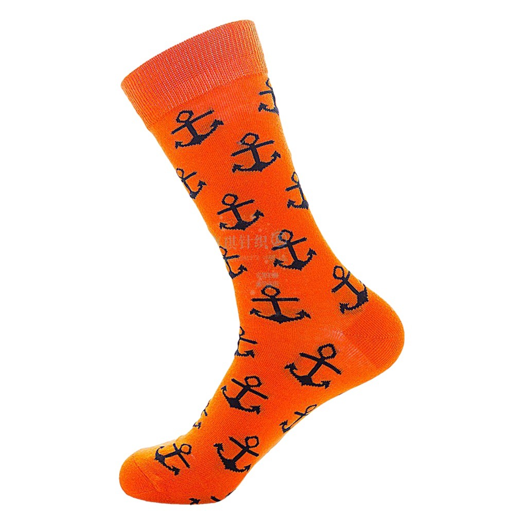 Cross-border source Amazon beer men's socks spaceship socks anchor tube socks autumn and winter swimming ring cotton women's socks