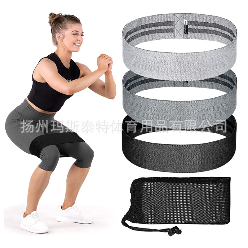 Leg Training Hip Circle Squat Ring Elastic Circle Hip Pull Band Custom-Made Yoga Stretch Band Resistance Band