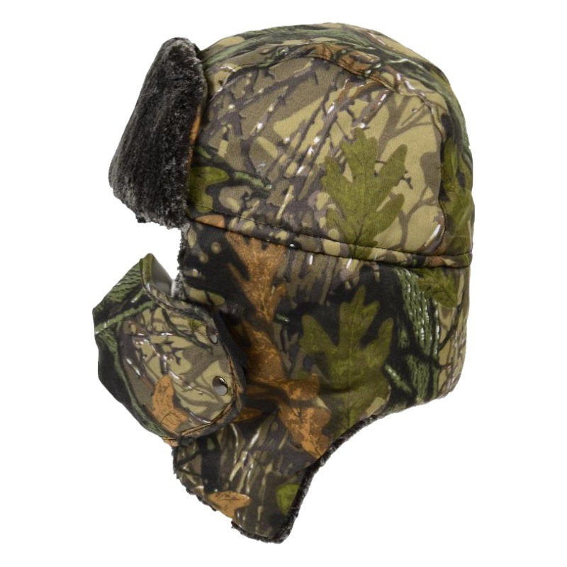 Hat Men's Winter Korean Style Outdoor Warm Cotton Hat Camouflage Thickened Ear Protector Lei Feng Hat Women's Winter Cycling Windproof