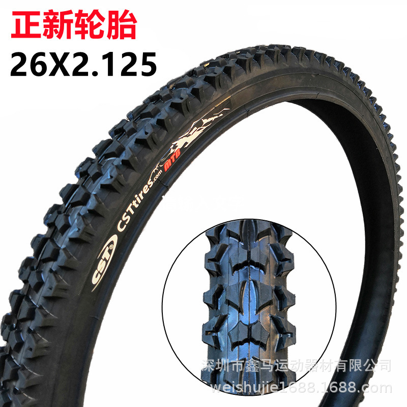 CST Zhengxin tire bicycle outer tire 20/26X1.95//26-inch mountain bike outer tire
