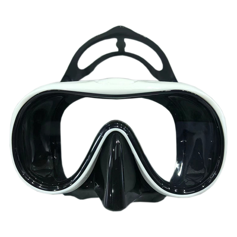Picture of New diving goggles large frame HD adult snorkeling mirror tempered glass liquid silicone mask diving equipment