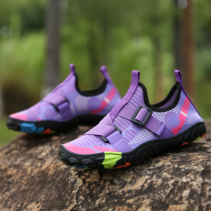 Carefully Selected Children's Swimming Shoes, Summer Breathable Beach Diving and River Tracing Five-Finger Wading Shoes, Outdoor Mountaineering and Hiking