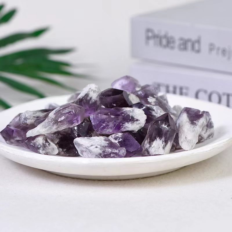 Picture of Spot wholesale Crystal raw stone aromatherapy stone scented stone natural powder Crystal Green fluorite amethyst Citrine Crystal Stone