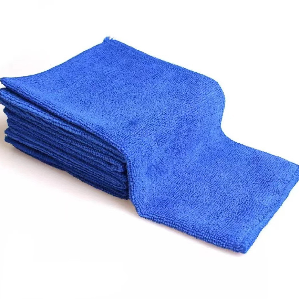Picture of Factory wholesale blue square towel car towel ultra-fine fiber car wash cleaning towel multi-size rag lint-free