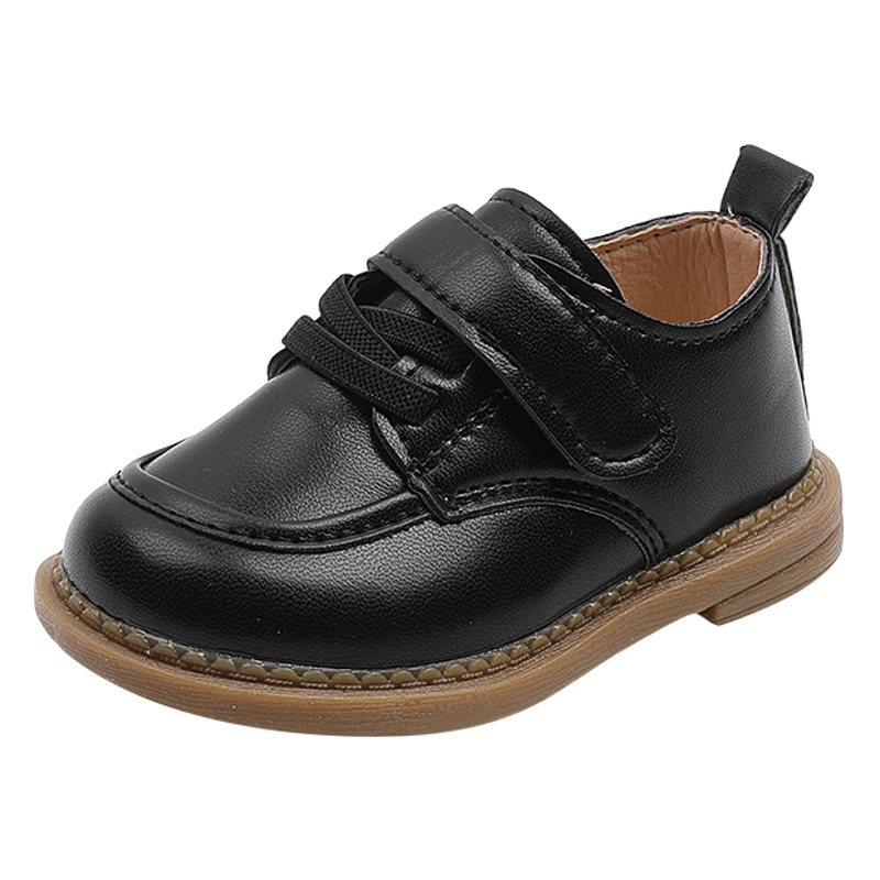 Baby Leather Shoes 2025 Spring New Male Baby Toddler Shoes Soft Sole Casual Leather Shoes Flats Beanie Shoes Wholesale