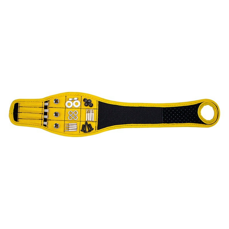 Factory Direct Supply of Thumb Magnetic Wrist Strap 9 Magnetic Tools Magnetic Wrist Strap Adjustable Screw Suction Convenient Tool Kit