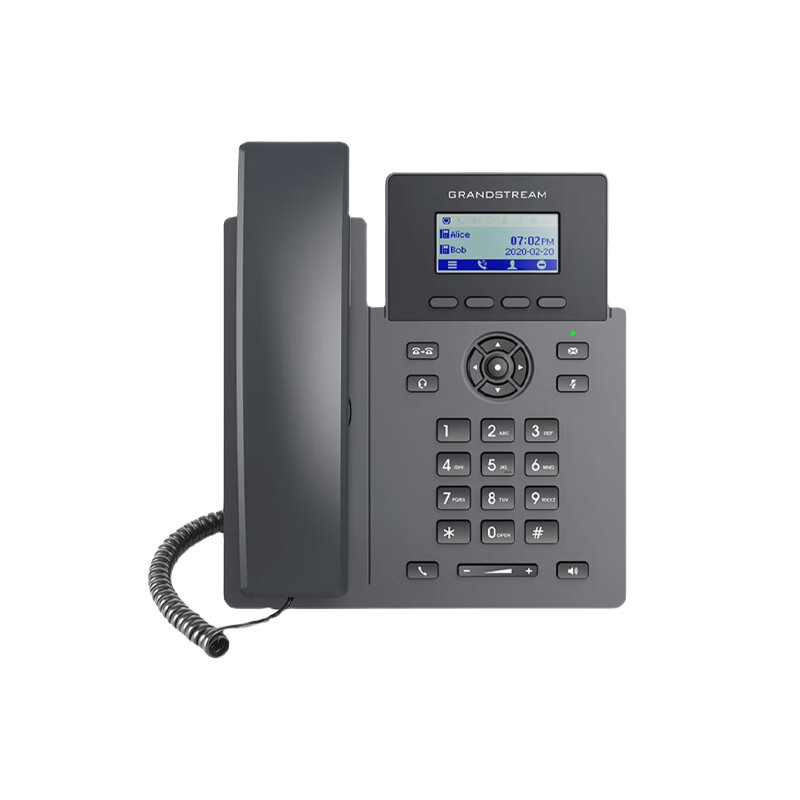 Power flow network Grandstream GRP2601 two-wire IP phone SIP