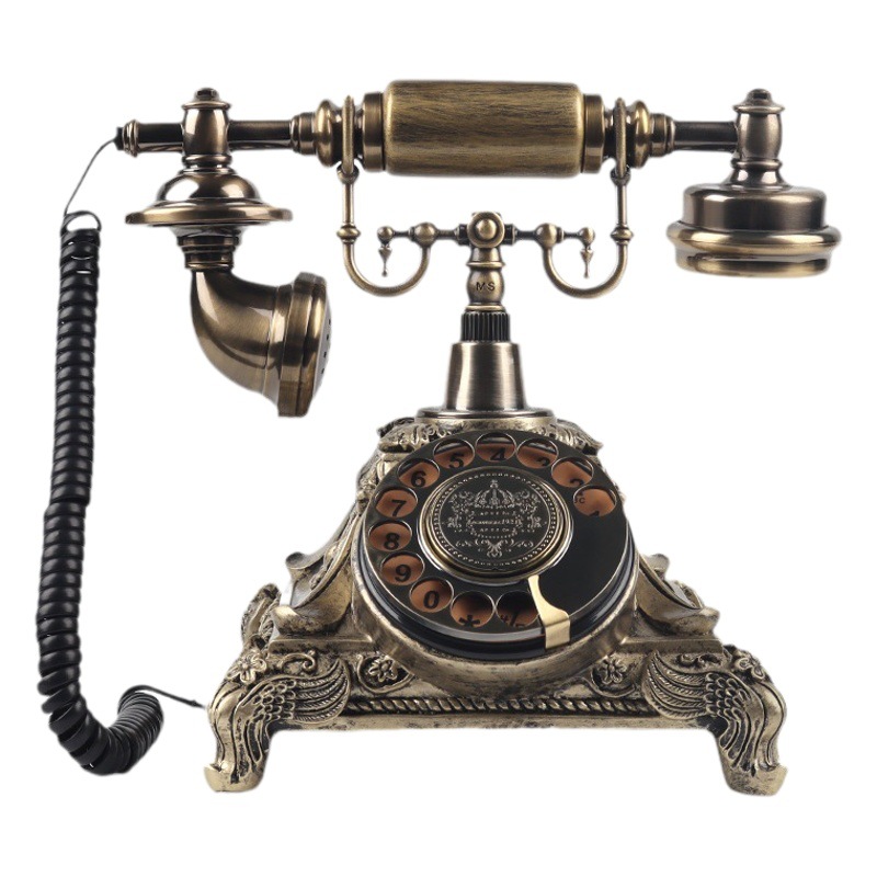 Cross-Border Antique Retro Telephone Landline for Home and Hotel Rooms with Message Book and Wired Recording Phone Wholesale
