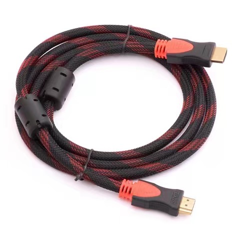 Picture of Factory in stock HDMI hd line 1.4 version red and black hdmi line neutral 1.5 meters 15 meters computer TV