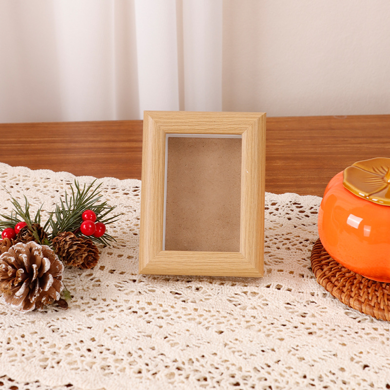 Picture of Mini Song Jin Hard Card Calligraphy Photo Frame Table Rice Paper Desktop Decorative Picture Frame diy Wenchuang Handwritten Calligraphy Ornaments