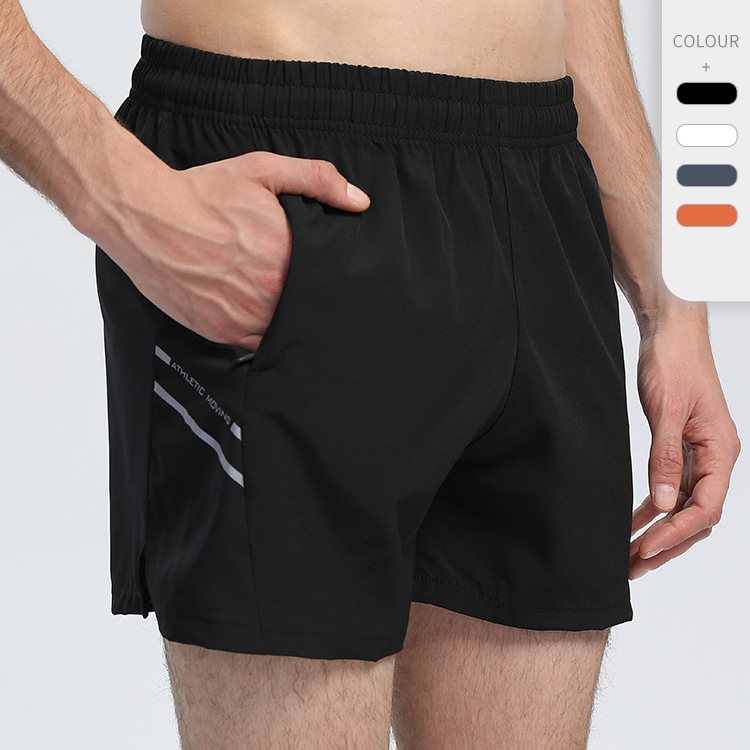 Sports Shorts Men's Summer Outdoor Quick-drying Three-part Pants Moisture-absorbing Breathable Thin Loose Running Short Pants for Marathon