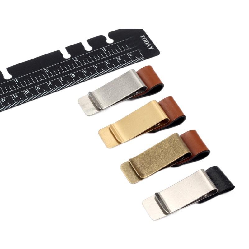 Cross-Border Exclusive for Retro Pure Copper Stainless Steel Pen Holder Wholesale Tn Handbook Multi-Purpose Metal Bill Holder with Customized Logo