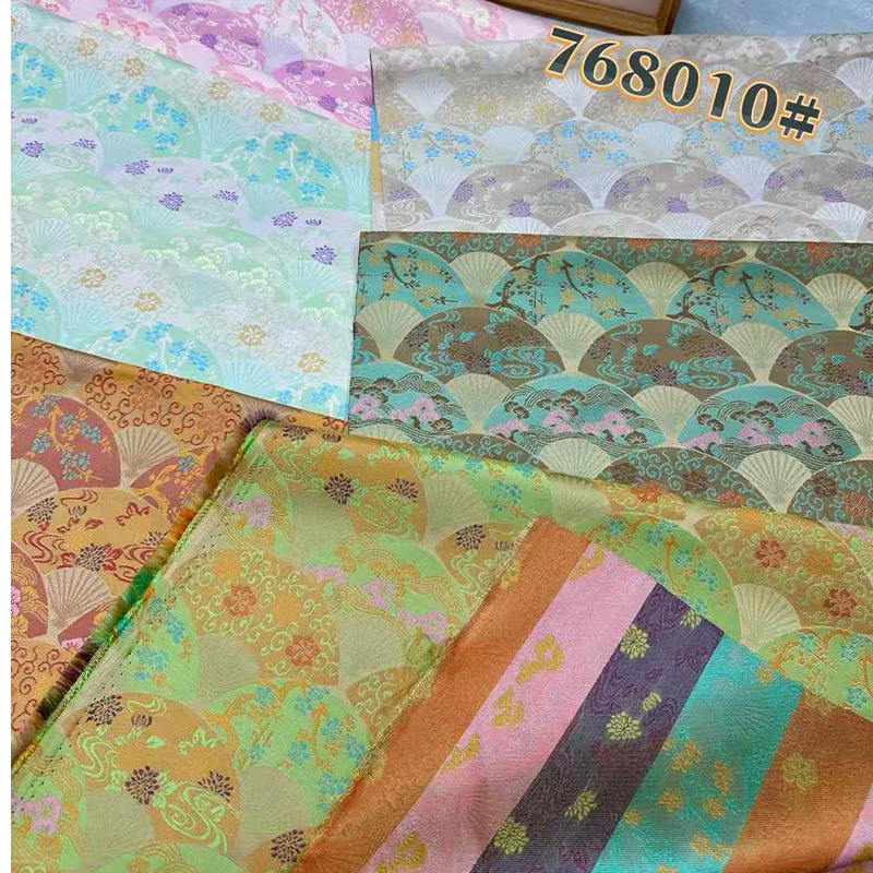 Xiaojun textile new Chinese fabric brocade satin jacquard fabric shirt dress children's clothing fabric cheongsam fabric