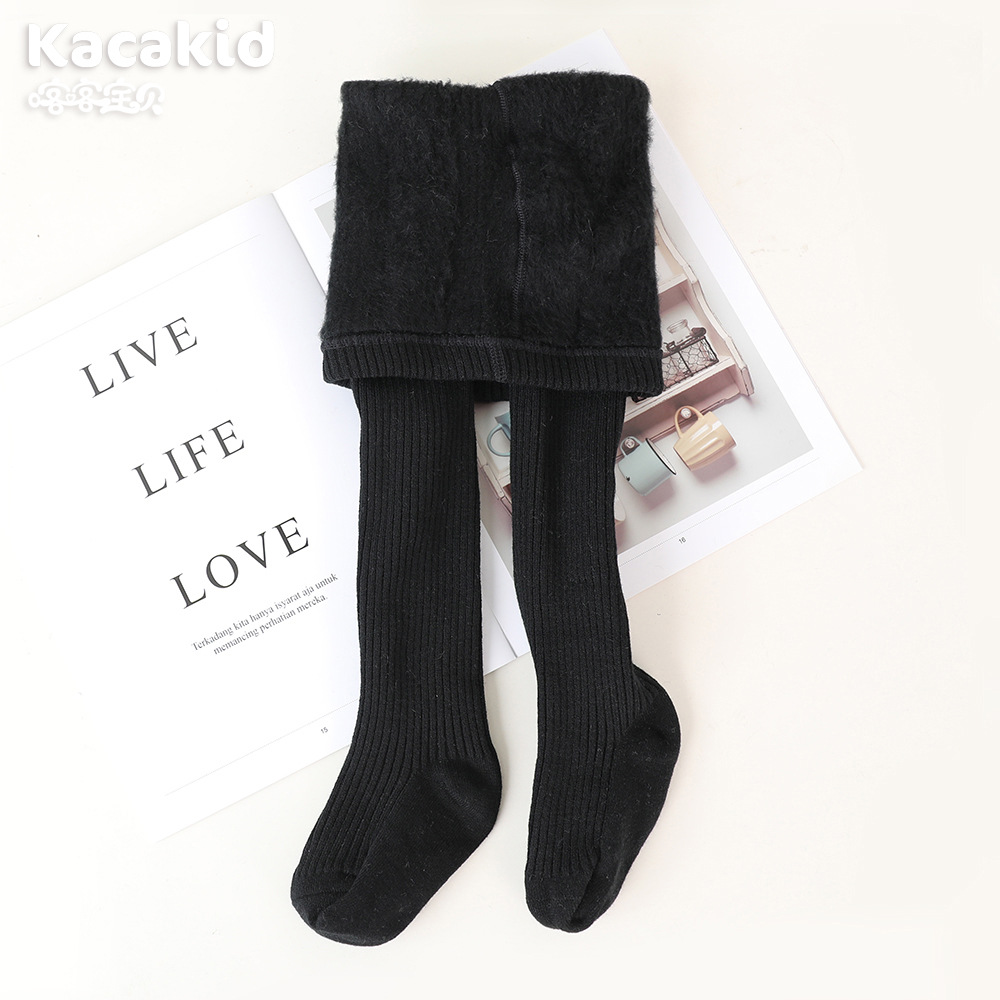 Picture of Children's Velvet Type a Leggings Baby Winter Warm Pantyhose Baby Thickeneded Pantyhose Girls Girls Wholesale