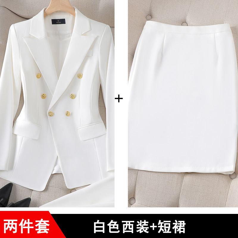 Picture of Spring and Autumn Business Wear Women's suit Women's Fashion Dress Stitching Women's Suit Work Clothes Korean Casual Small Suit