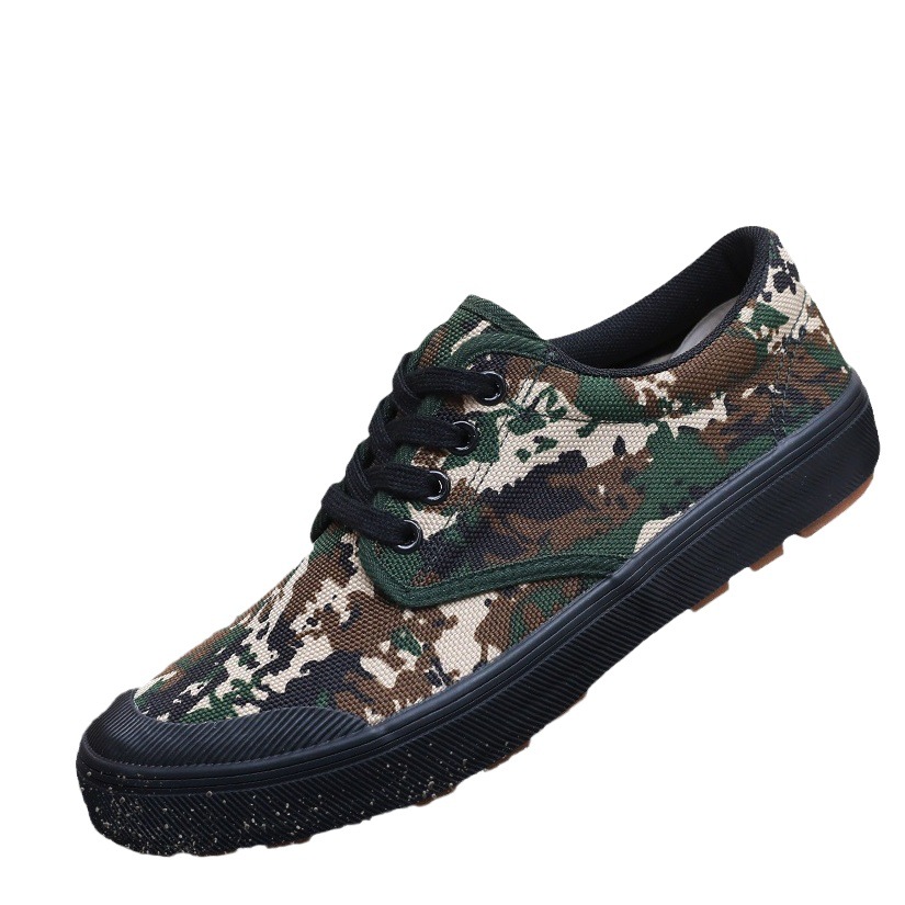 Lutai Spring and Autumn Work Shoes Labor Shoes Construction Site Shoes Labor Protection Shoes Lace-up Anti-shedding Lightweight Thick-soled Wear-resistant Release Shoes