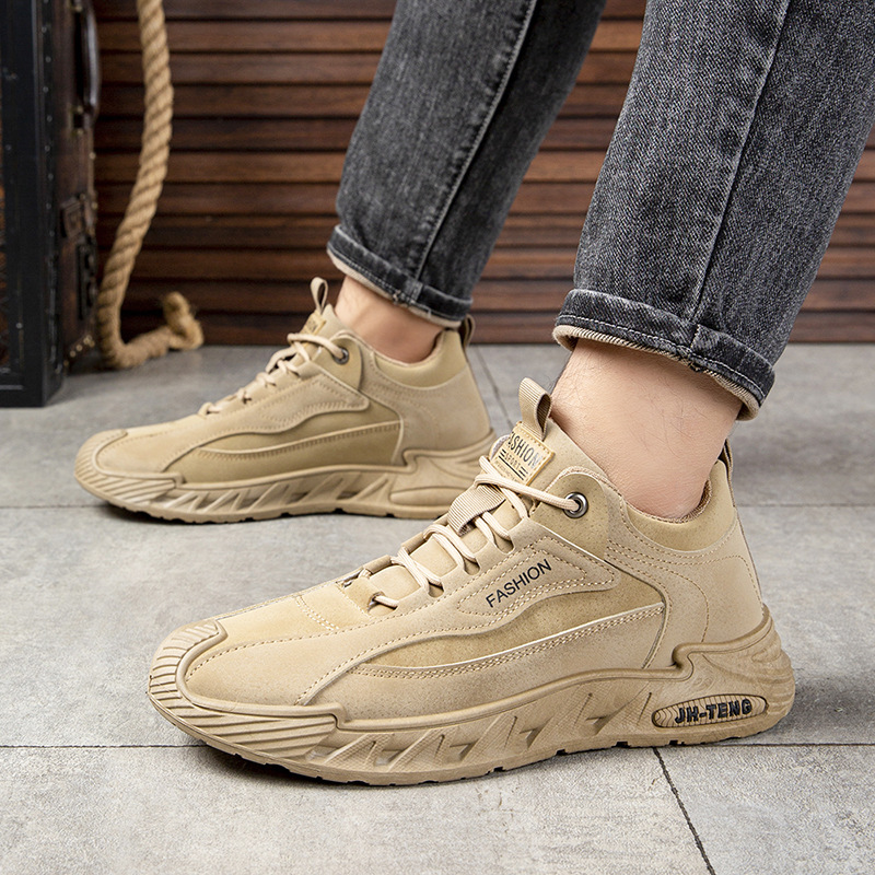 Picture of Men's Shoes New Large Size Men's Sports Shoes Casual, Comfortable and Versatile Trendy Dad Shoes Men's Lace-Up Lightweight Running Shoes